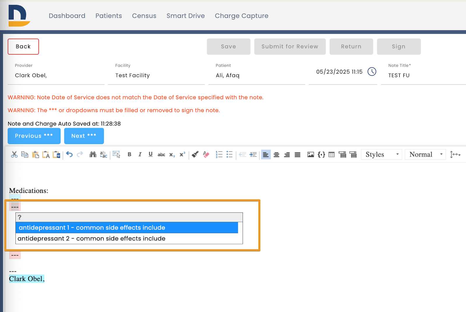 Adding Drop Downs and Dot Phrases Within Dot Phrases – DocNow